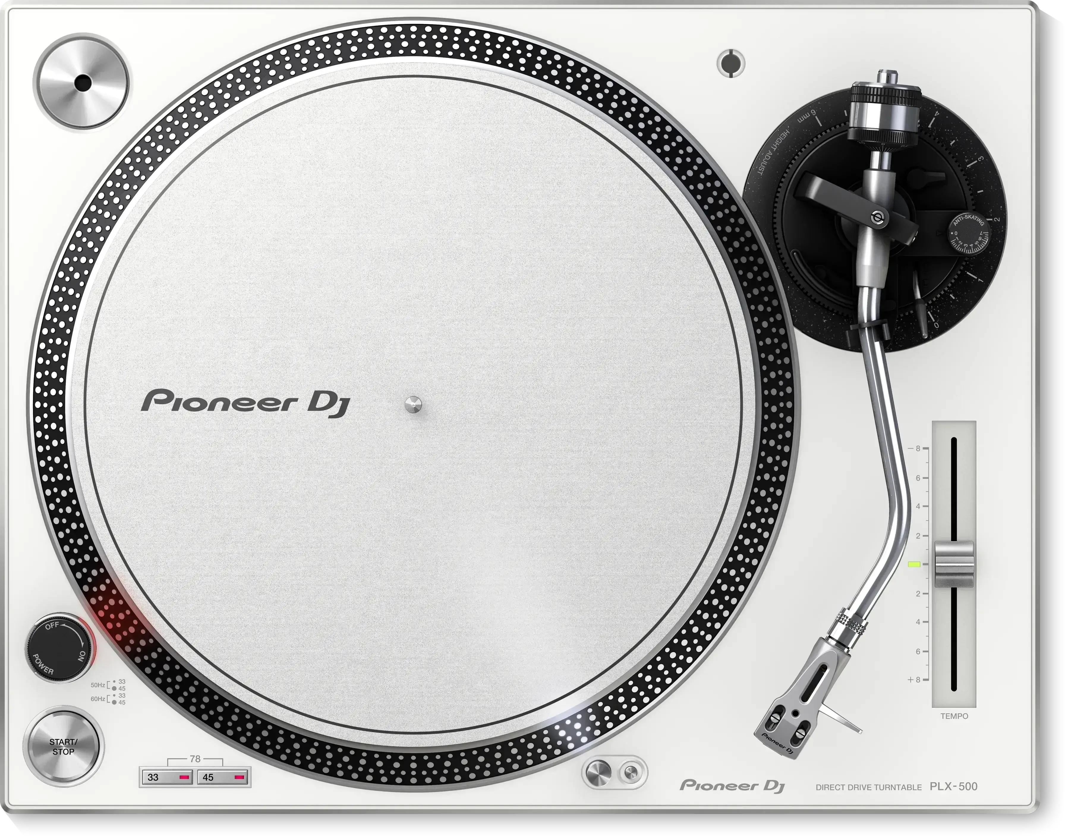 Toca Disco Pioneer Profissional Plx-500 White