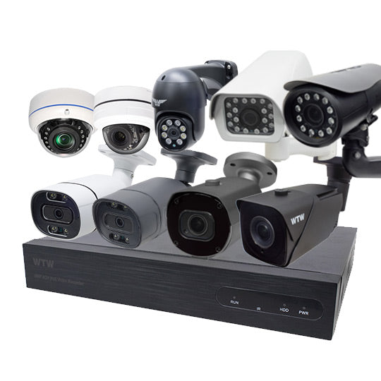 最新ハイスペック 4K800万画素XPoE 8ch録画機・500万画素カメラ 5~8台