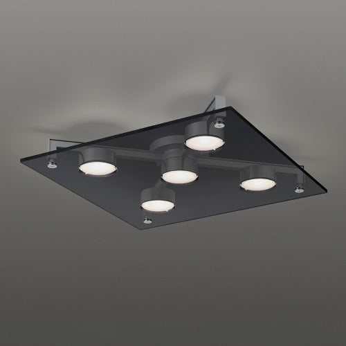 P-FLAT シーリングライト 5灯 スモーク W500mm - YAMAGIWA OnlineStore