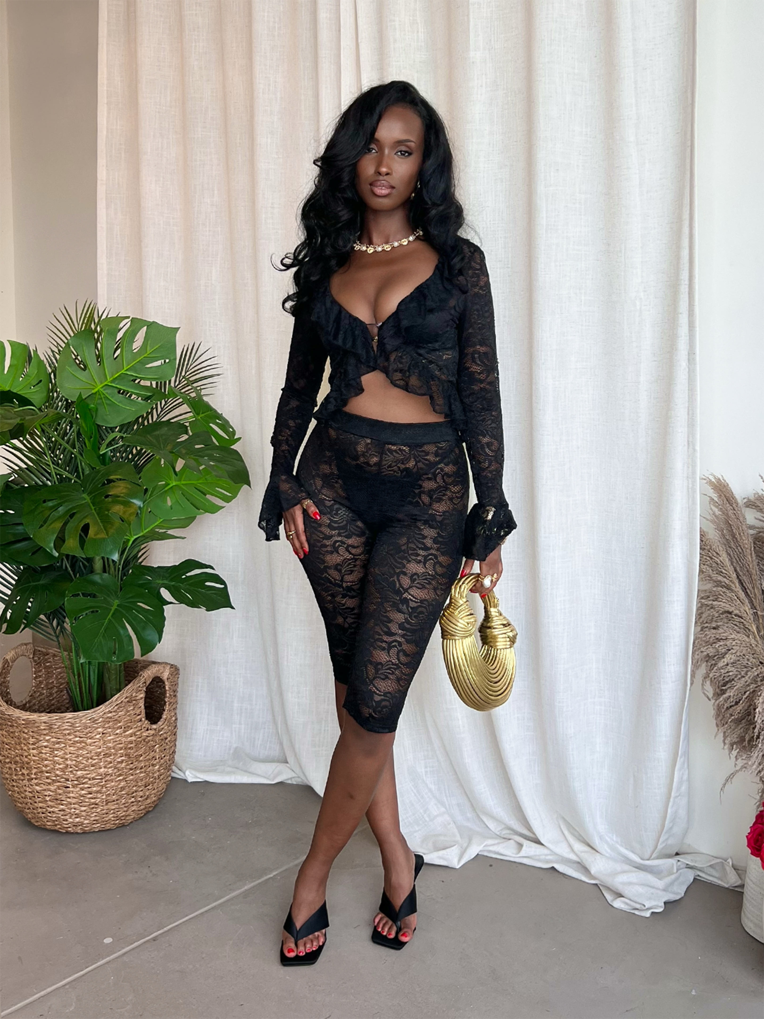 Amerie Lace Set - Black