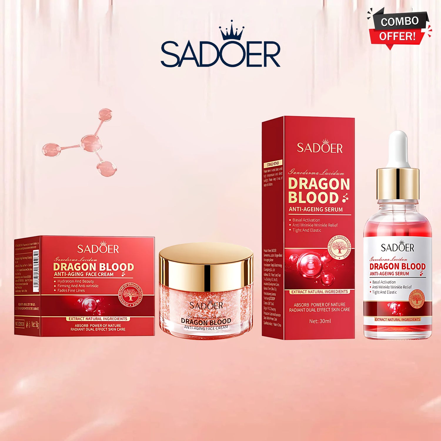 Sadoer Dragon Blood Anti-Aging Skincare Combo – Sige Mart UAE