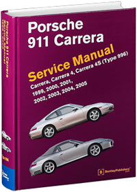 Porsche 911 Carrera Type 996 Service Manual 99-05 978-0-8376-1710