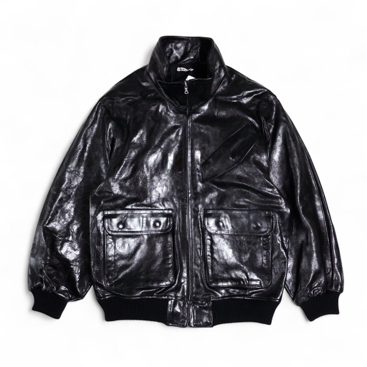 AURALEE「LAMB LEATHER ZIP BLOUSON / BLACK」 – SISTER