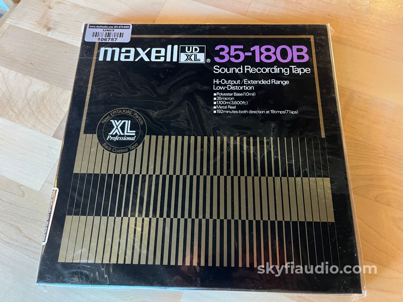 Maxell UD-XL 35-180B Reel To Reel Blank Tape - New Old Stock