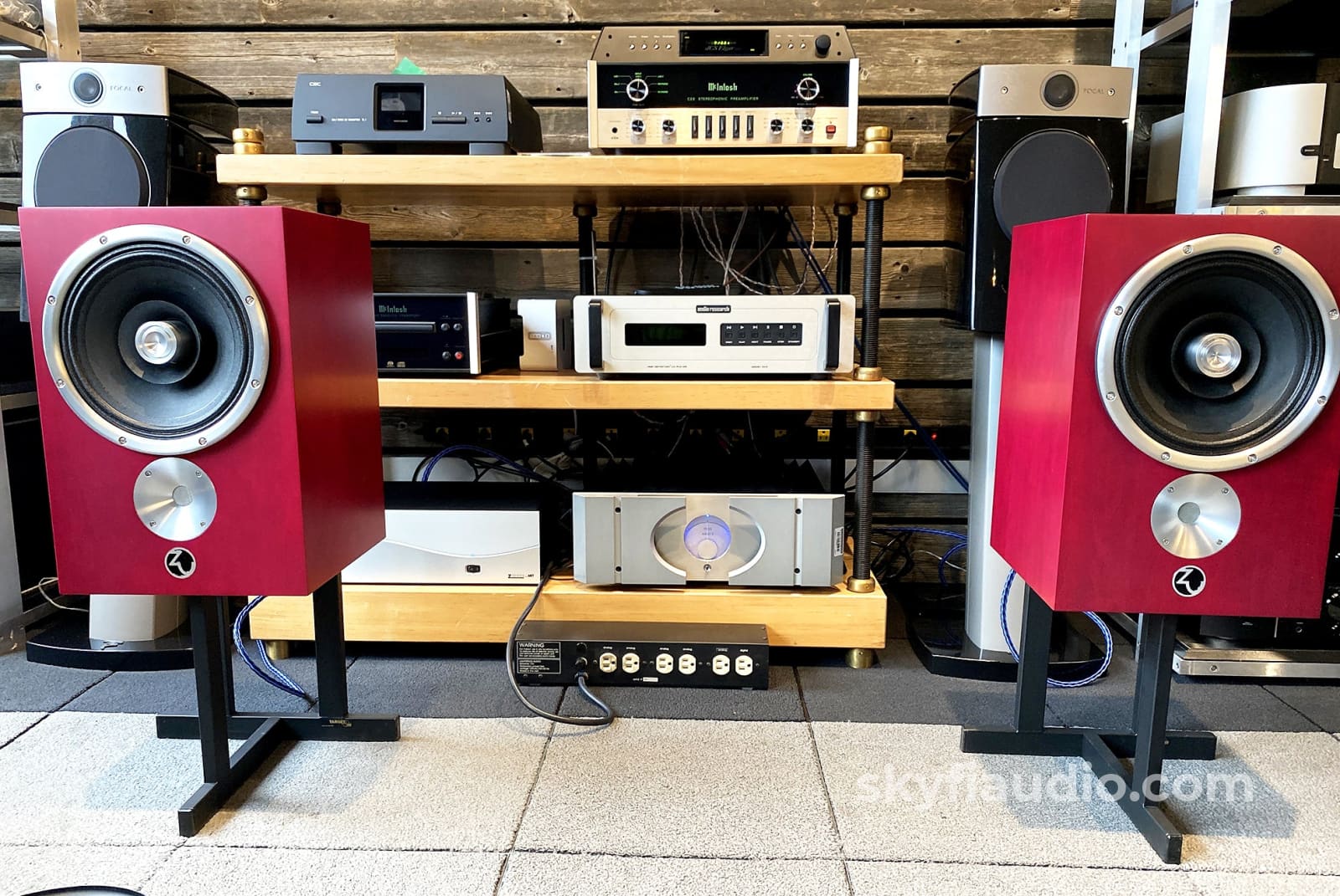 Zu Audio Omen Bookshelf Mk.II Speakers - In Amazing Sangria Finish