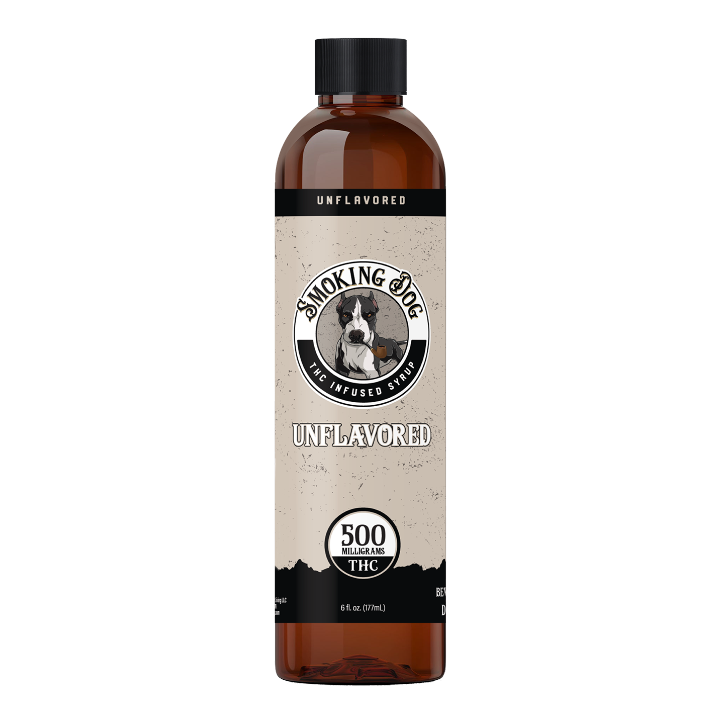 Smoking Dog THC Syrup Unflavored 500mg - Pure & Potent