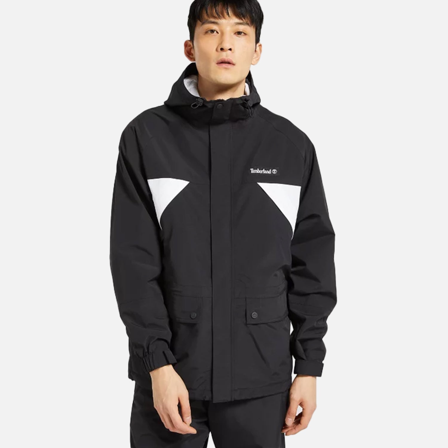 Men's Timberland x Mastermind Windbreaker Jacket - Black - THE