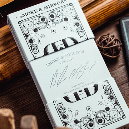 Smoke & Mirror (Smoke-White) Deluxe Limited Edition Playing Cards