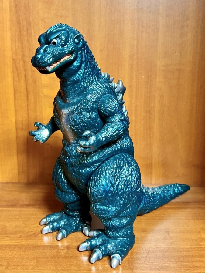 やはりゴジラブルー成型色にメタリックブルー | ソフビマニア - 日本