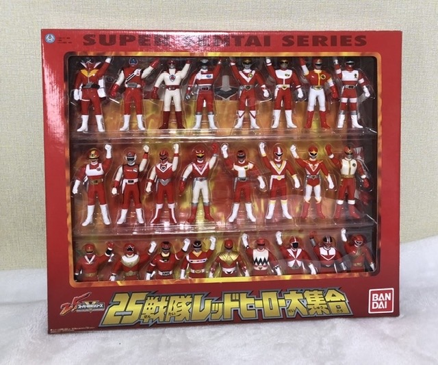 25戦隊レッドヒーロー大集合 | ソフビマニア - 日本最大のソフビ検索