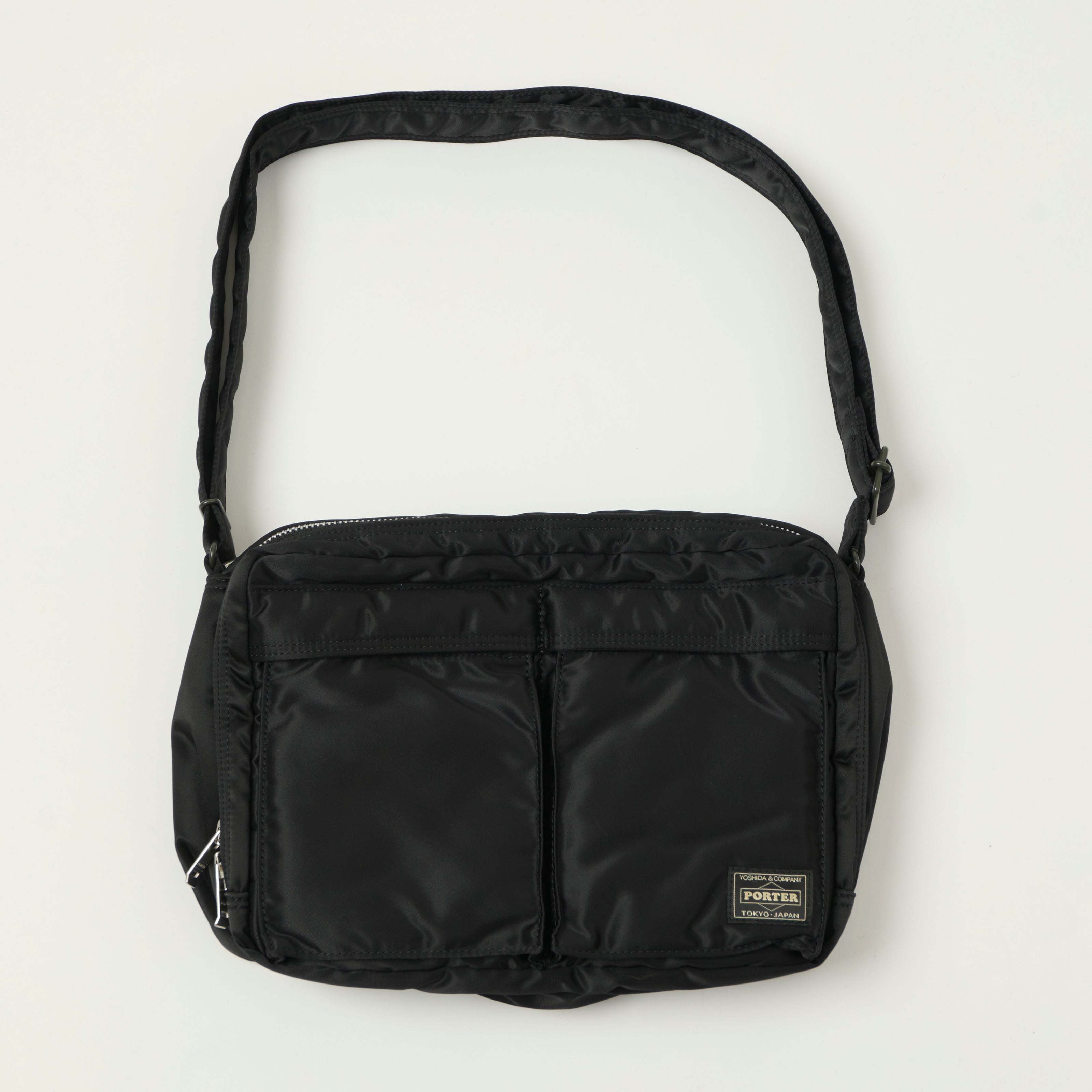 Porter-Yoshida & Co. Bio-Nylon Tanker Large Zipped Sling Bag