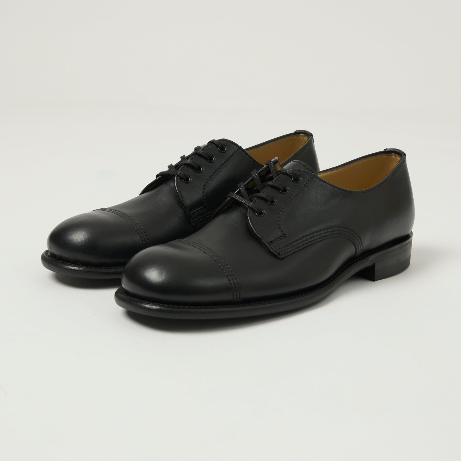 Sanders Derby Shoe - Black Waxy – SON OF A STAG