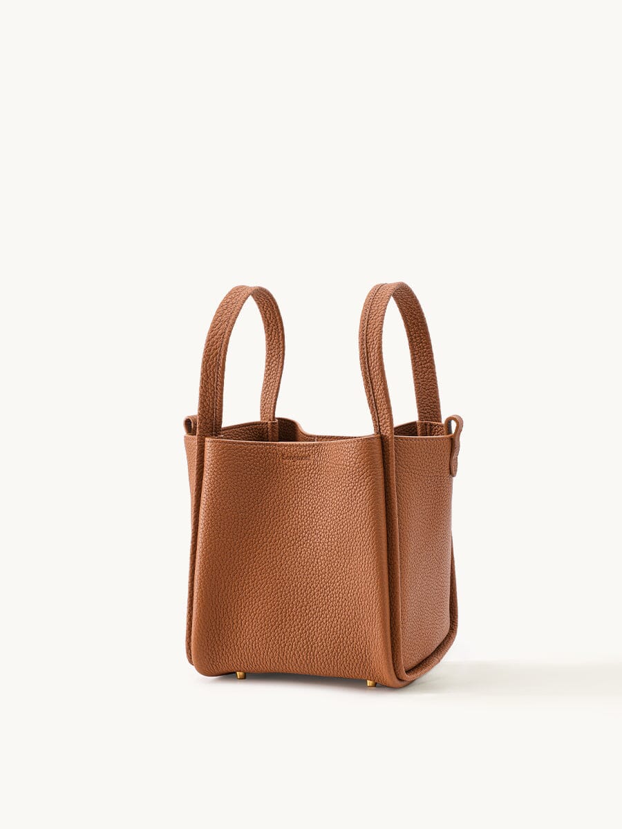 Medium Full-Grain Leather Bag | Detachable Pouch – Songmont