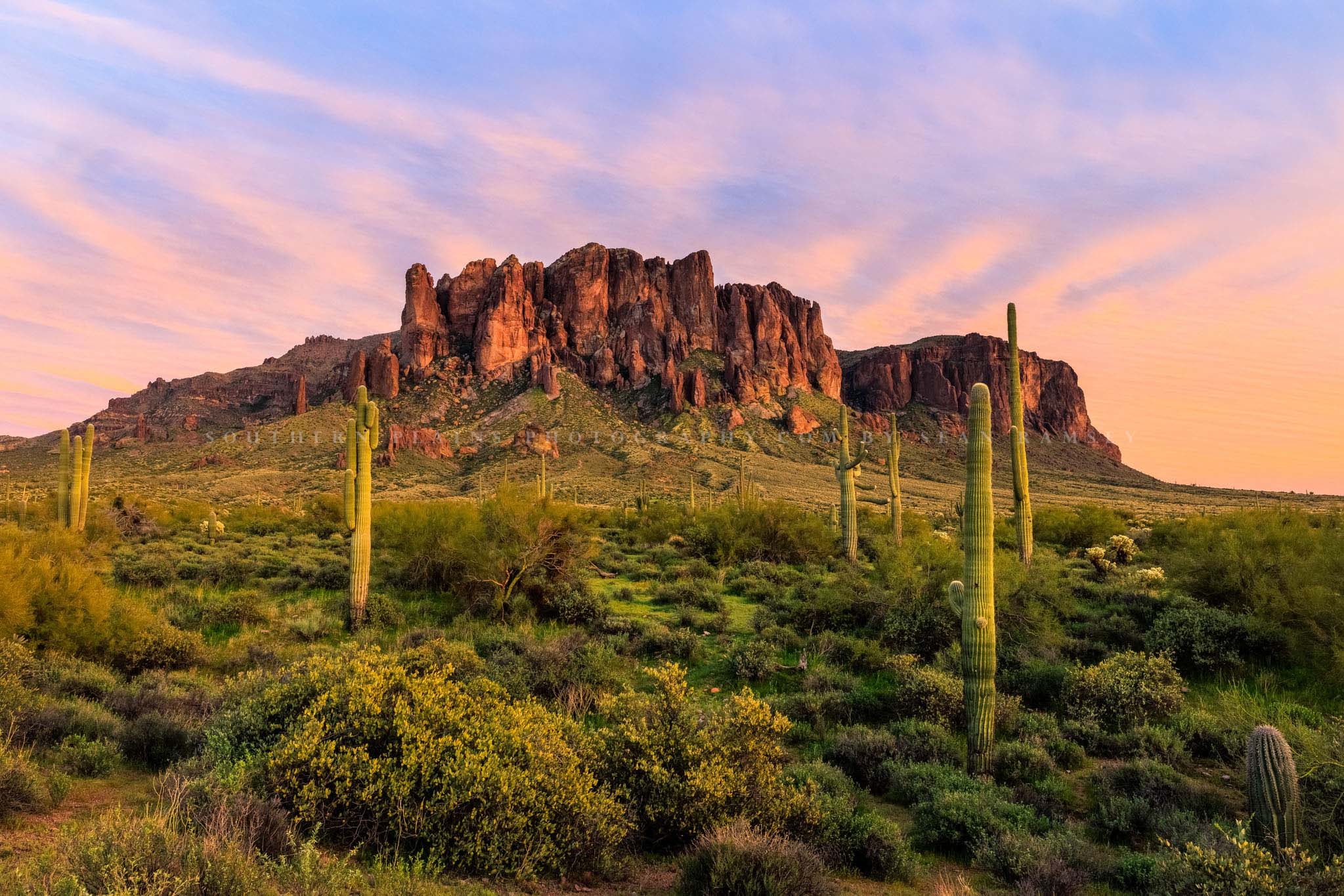 Superstition Mountains Photography Print | Arizona Lost Dutchman