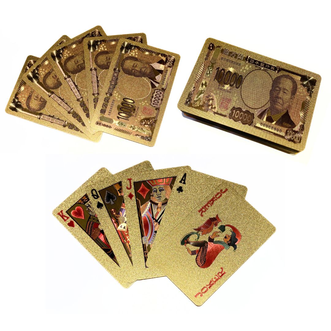 ゴールド セレブ トランプ 一万円 福沢諭吉 舞妓 富士山 お土産