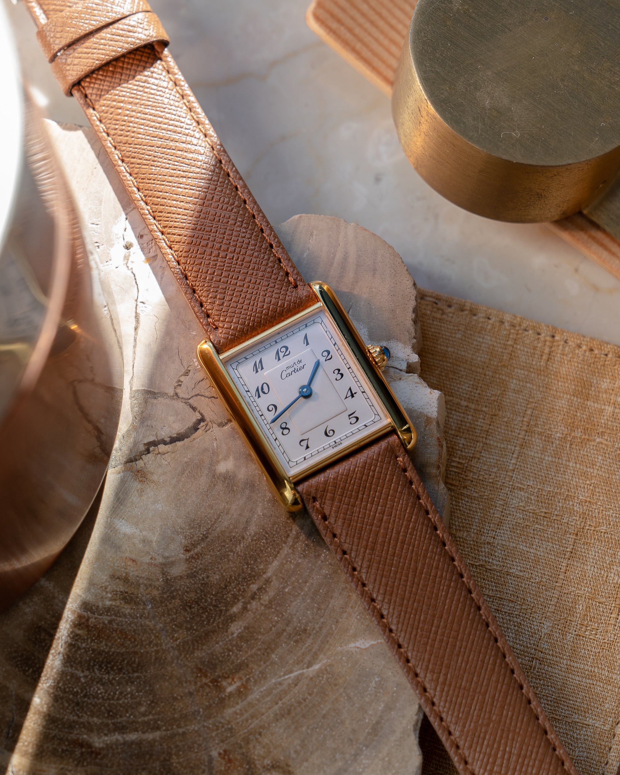 Must de Cartier Tank Breguet Numerals - LM size - box and papers