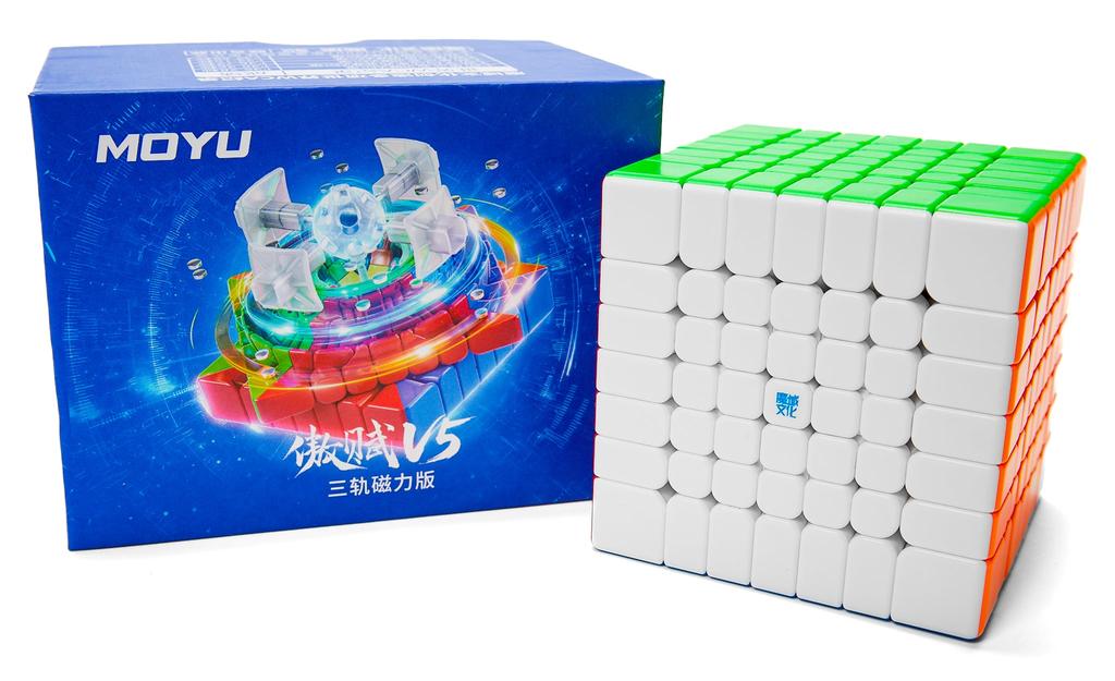 MoYu AoFu 7x7 V5 Triple-Track (Magnetic, Ball-Core) | 7x7 Speed Cube