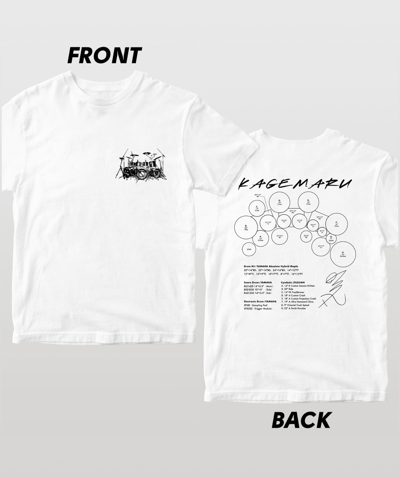 Drummer's Set Up Vol.07 影丸［-真天地開闢集団-ジグザグ］ – T-OD