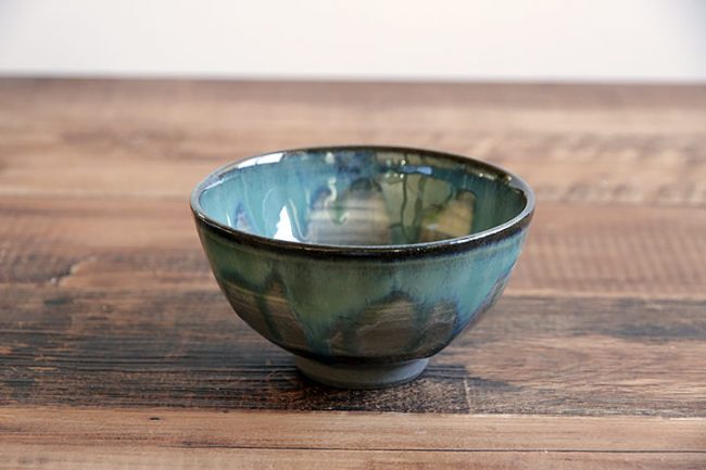 直作窯】飯碗/ブルー | 【丹波のイロドリ】丹波焼(陶器)の公式通販
