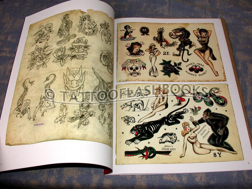 tattooflashbooks.com - Sailor Jerry Collins and Don Ed Hardy