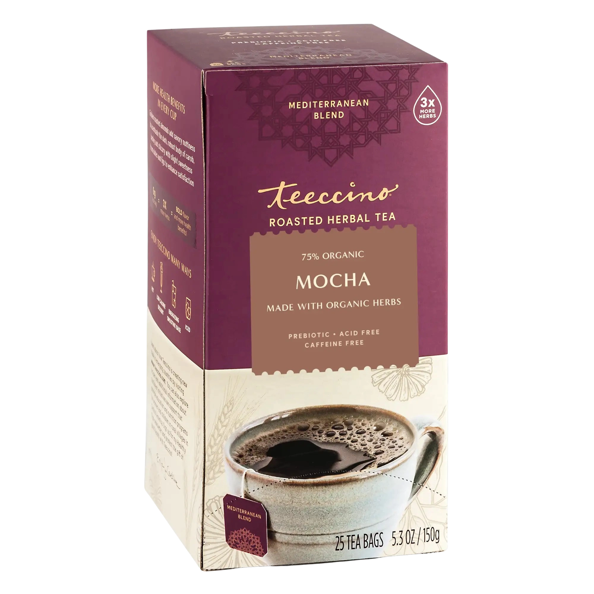 Mocha Roasted Herbal Tea – Teeccino