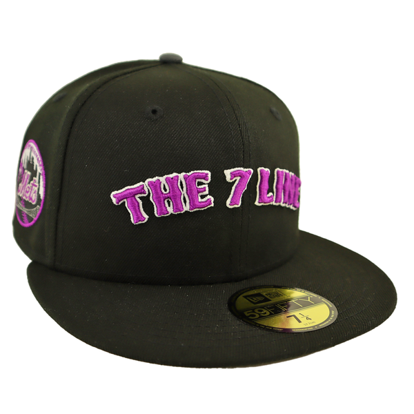 THE 7 LINE x METS Arched | New Era Fitted (BLACK)