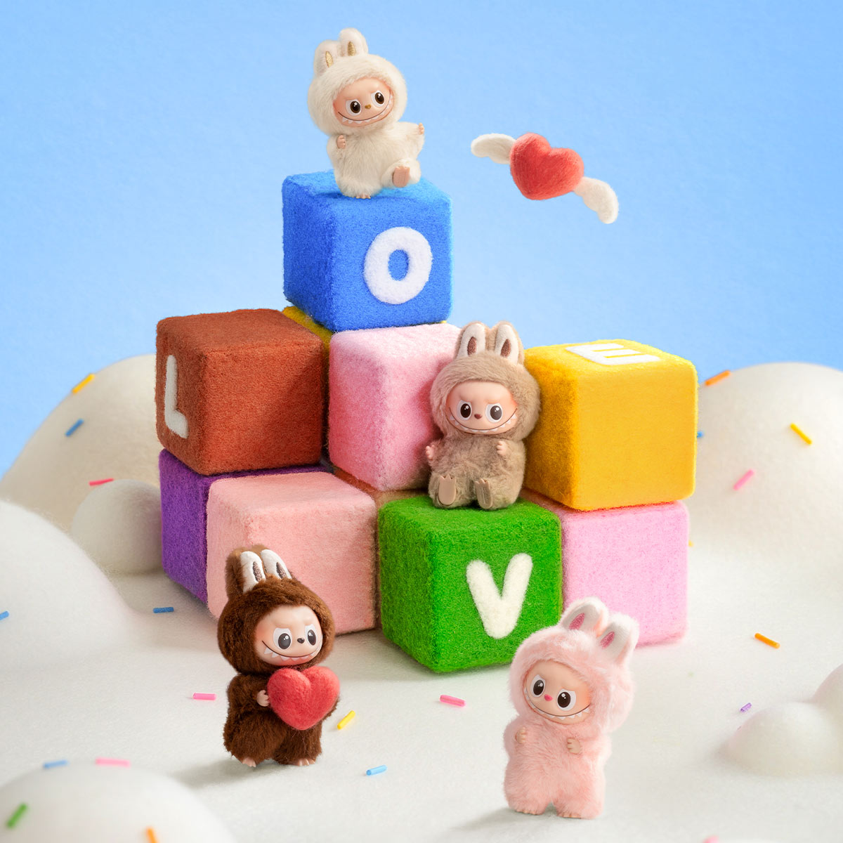 POPMART THE MONSTERS - LABUBU PIN FOR LOVE SERIES- Vinyl Plush