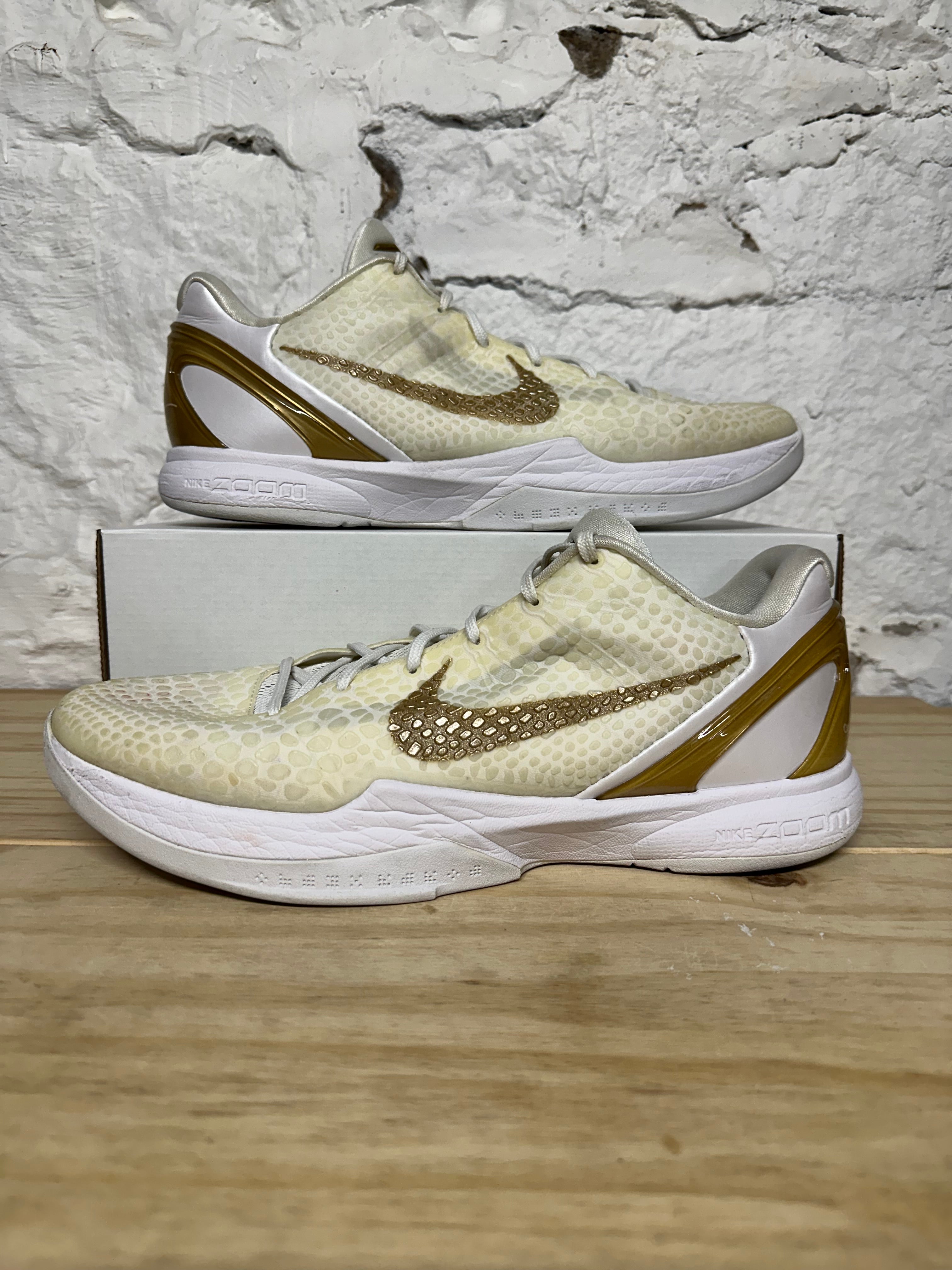 Nike Kobe 6 Protro BHM White Gold (Sample) Sz 15 – The Gallery Online