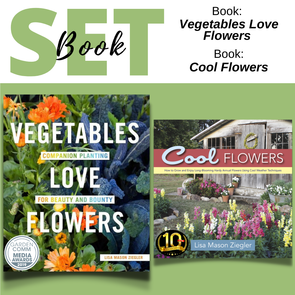 Book Set, Vegetables Love Flowers & Cool Flowers by Lisa Ziegler