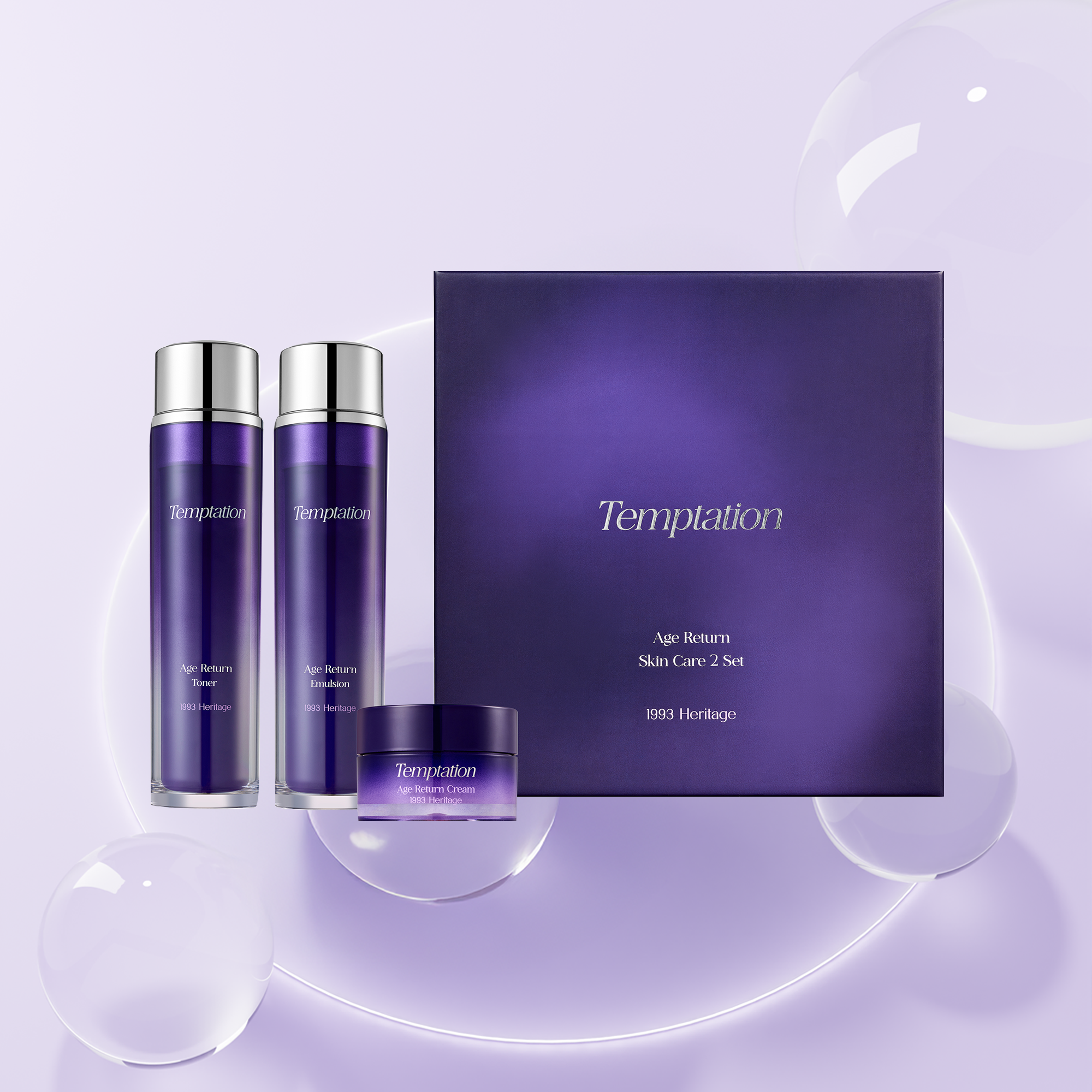 テンプテーション エイジ リターン スキンケア 2 セット – 韓国コスメ