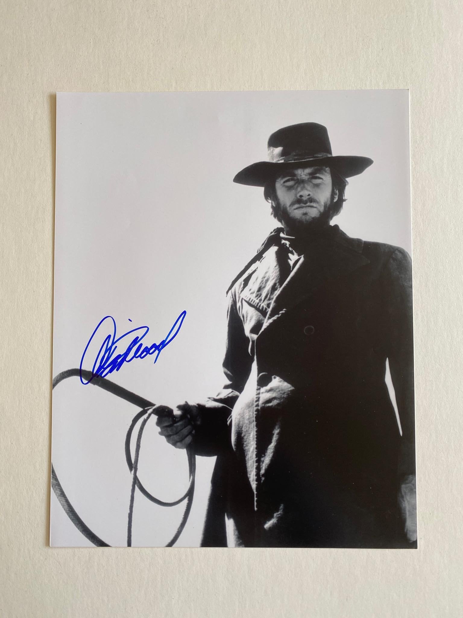 CLINT EASTWOOD autographed 