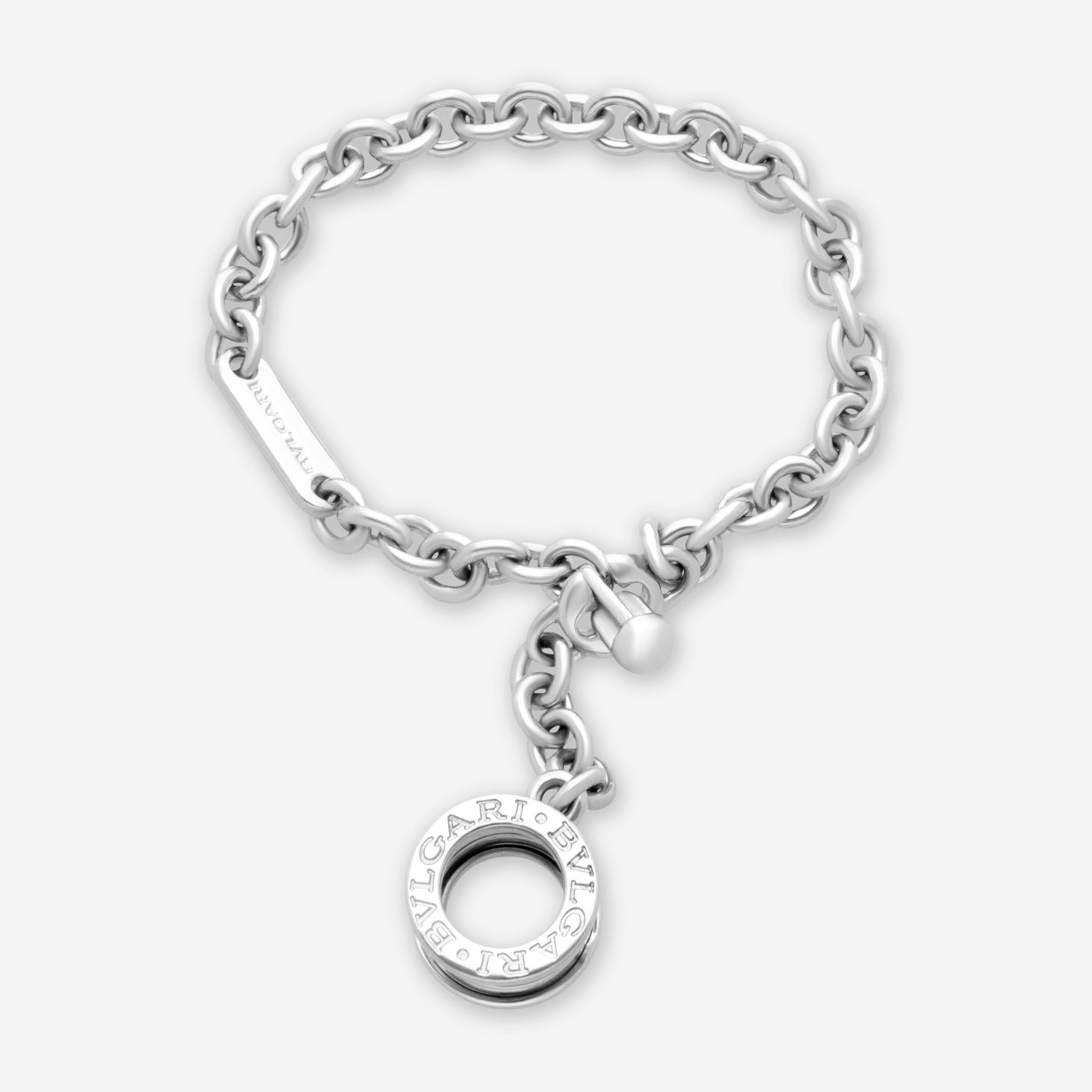 Bulgari B.Zero1 Sterling Silver Key Ring PC852173 | THE SOLIST