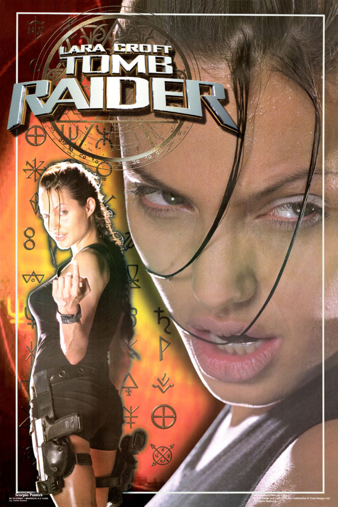 Lara Croft Tomb Raider Angelina Jolie Movie Poster 16x24