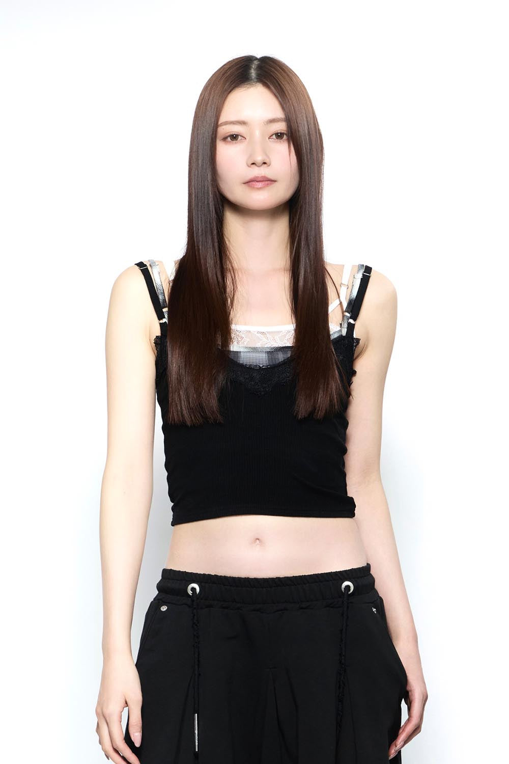 THEREDTHREAD / ザレッドスレッド】S layered camisole 1