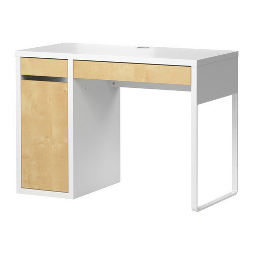IKEA MICKE イケア ミッケ デスク ホワイト, バーチ調 机 202.991.79