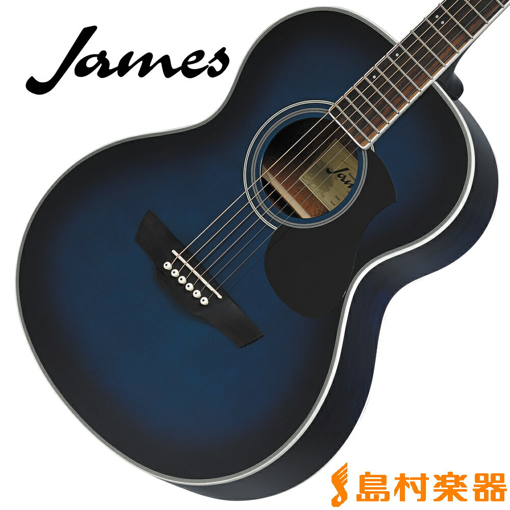James J-300A SBB(シースルーブルーバースト) アコースティックギター