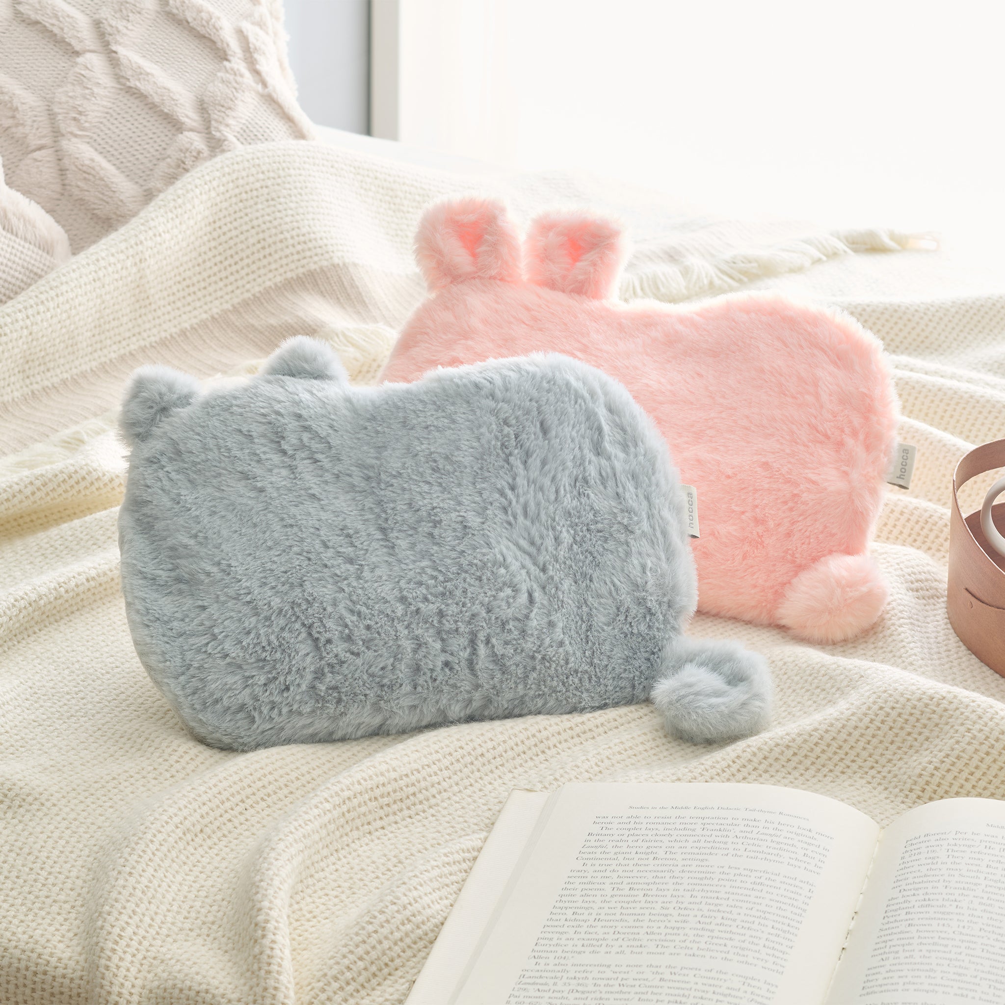 レンジですぐにホッカホカ ジェル湯たんぽ hocca ねこ/うさぎ ｜ Toffy