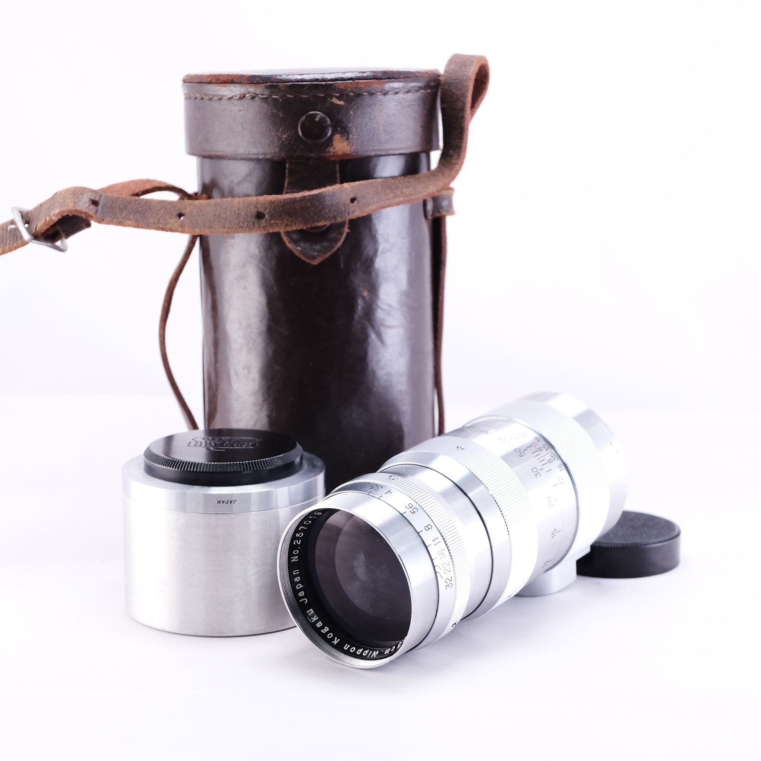 Nippon Kogaku NIKKOR-Q.C 13.5cm F3.5 feet表記 [L39] (付属: ケース