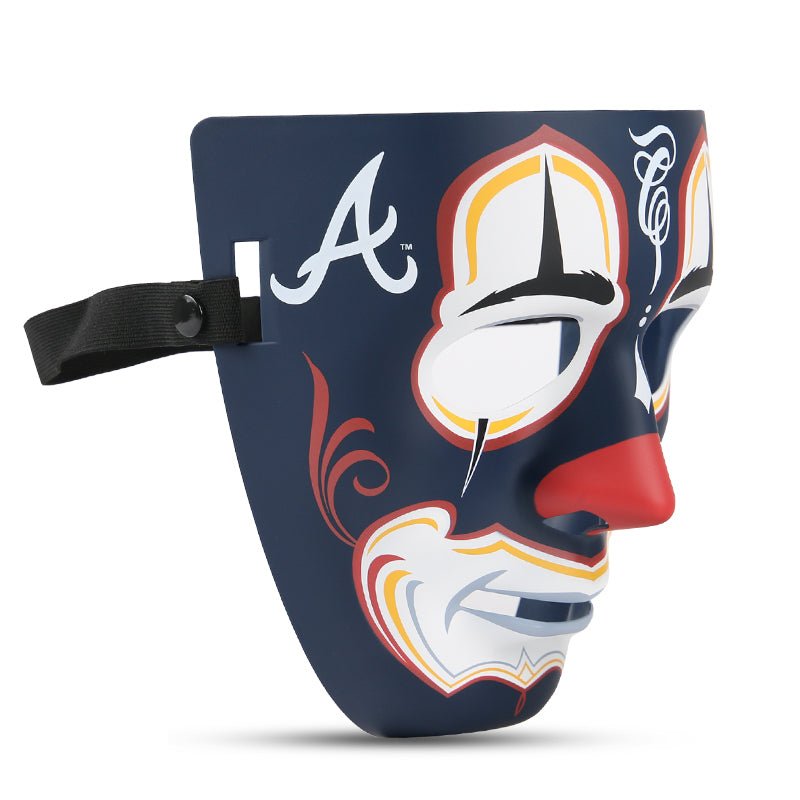 MLB® Mister Cartoon Clown Mask - Stadium Edition - Atlanta Braves