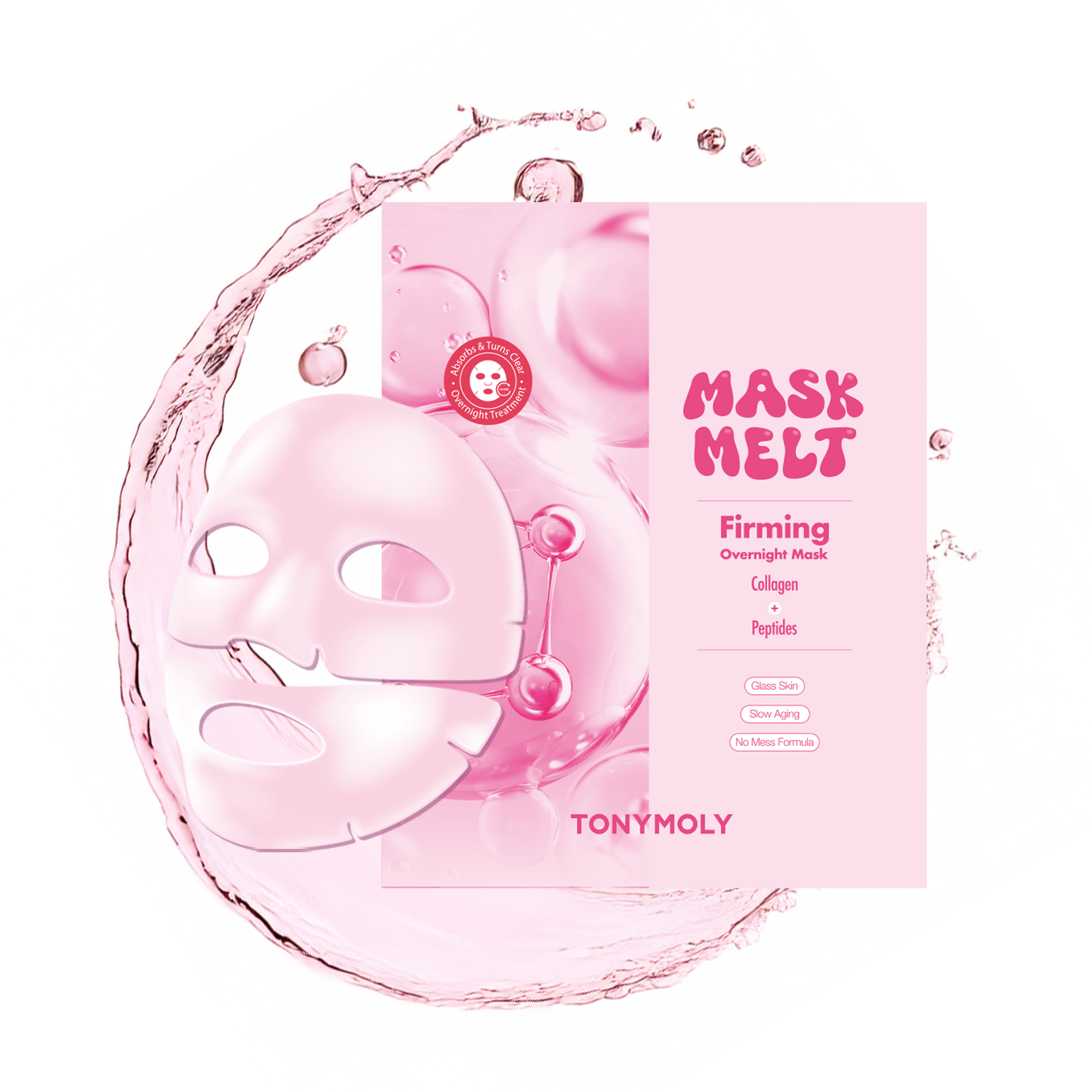 Collagen + Peptide Firming Melt Mask – TONYMOLY USA