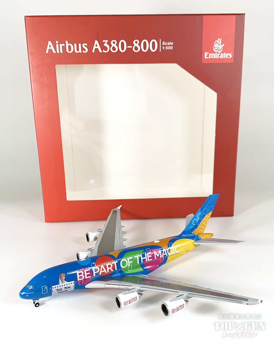 Herpa Wings A380 エミレーツ航空 「Destination Dubai」 A-EEW 1/500