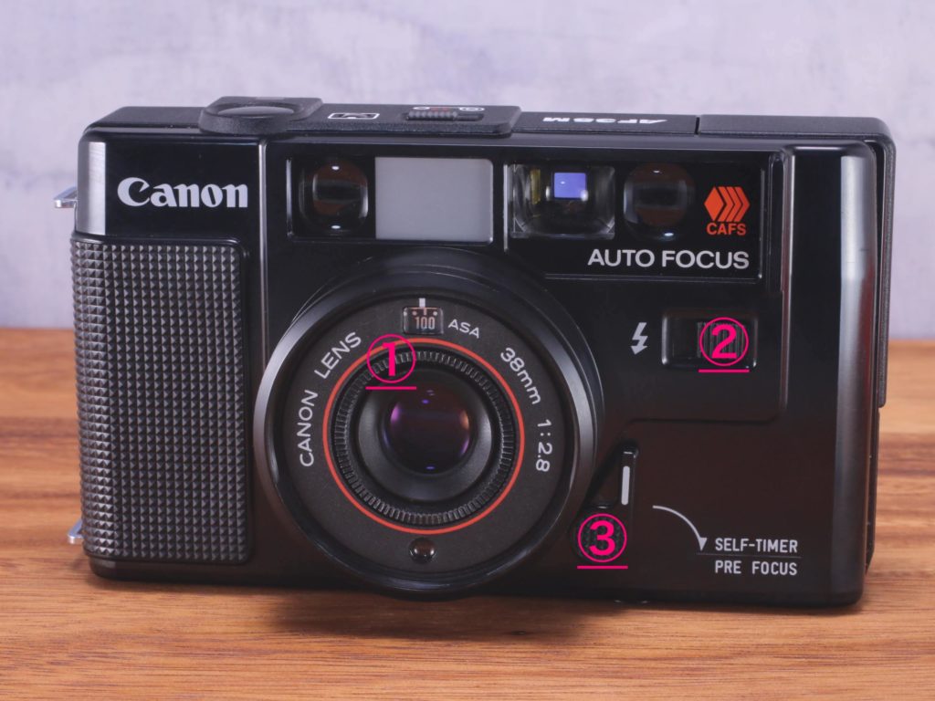 Canon AF 35Mの使い方 | Totte Me Camera