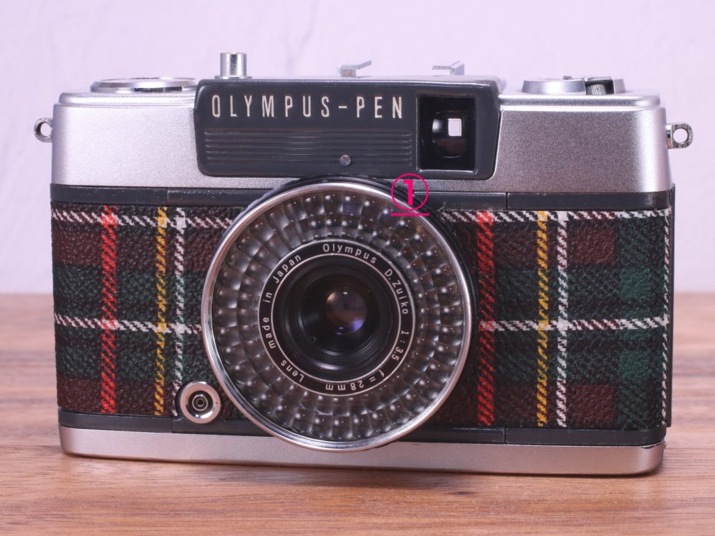 OLYMPUS PEN EE-2 コンパクトカメラ 青緑赤 OLYMPUS PEN EE-2