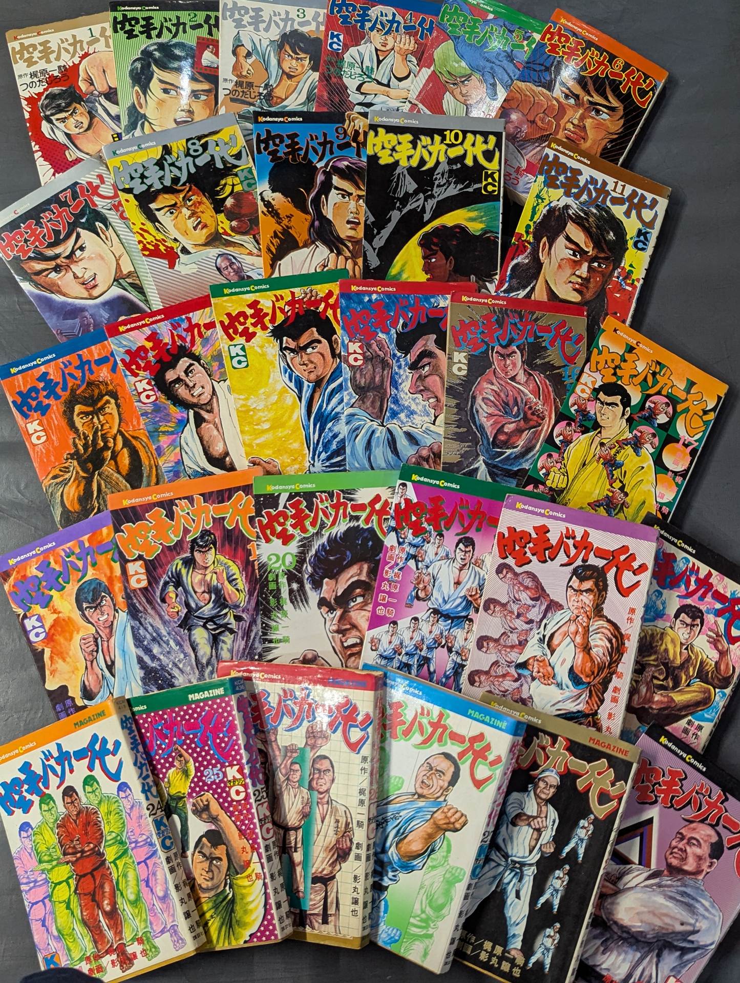 全29巻セット】空手バカ一代 – 闘道館