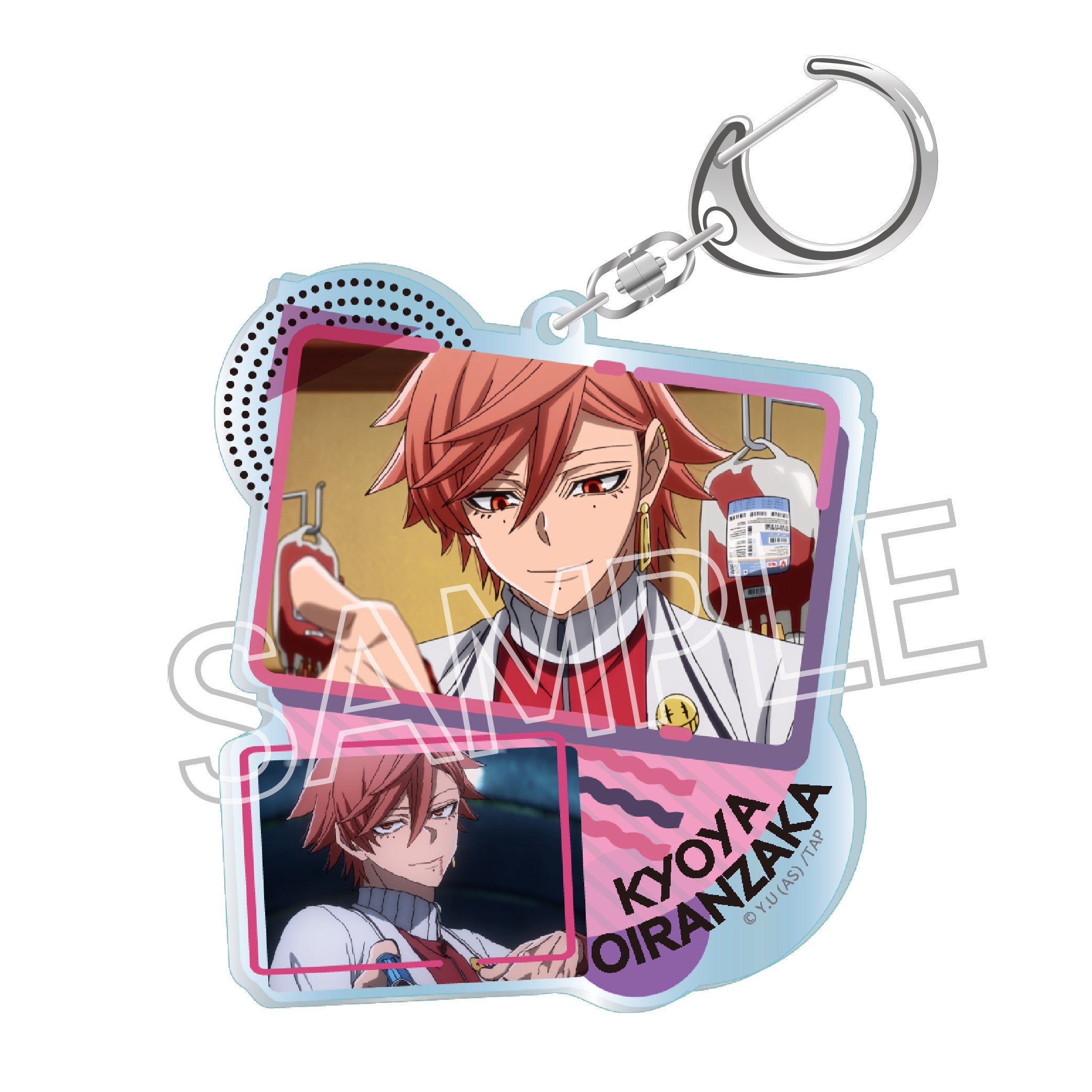 コラージュアクリルキーホルダーVol.1 花魁坂京夜｜TVアニメ『桃源暗鬼