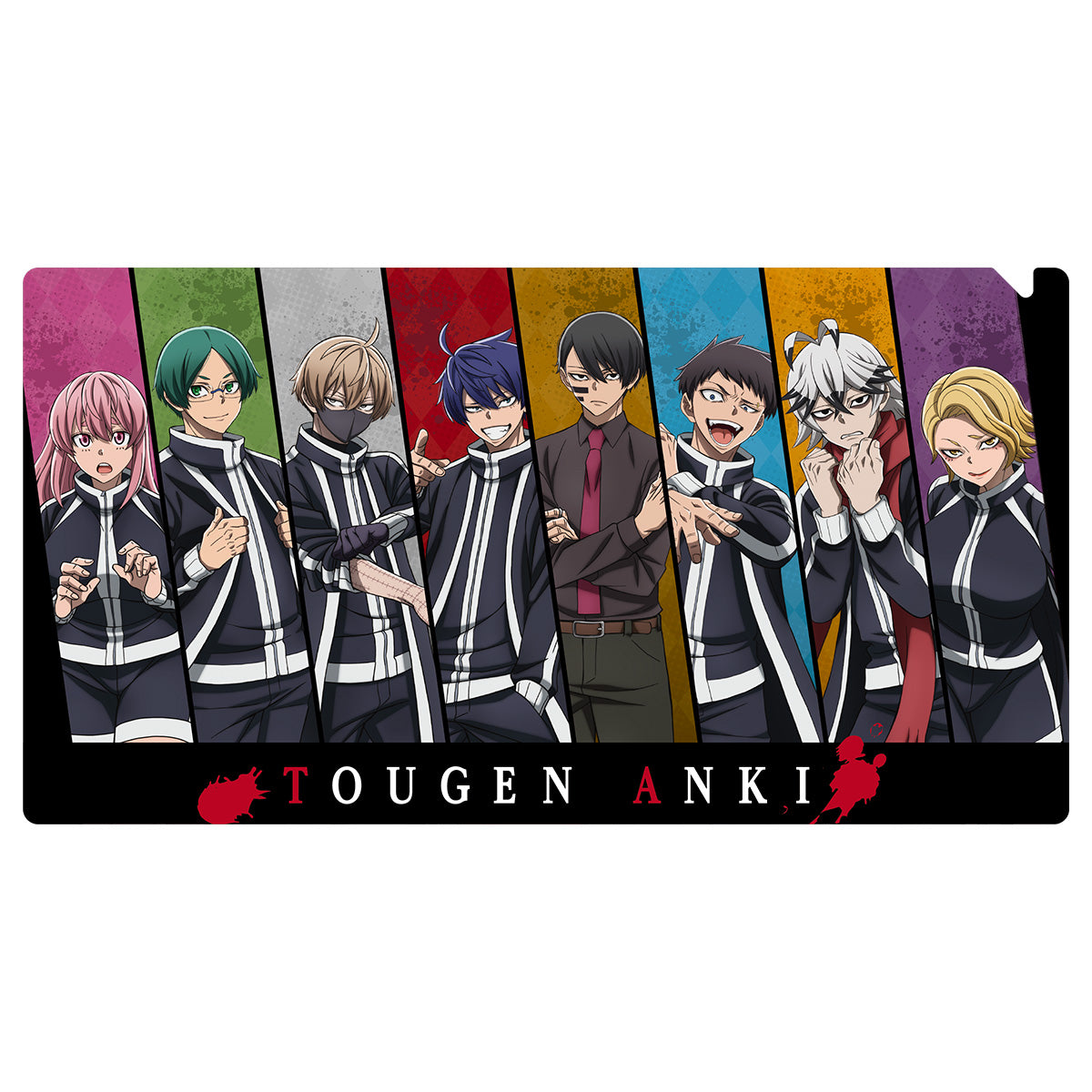 桃源暗鬼 抗菌ミニクリアファイル 集合ver.｜TVアニメ『桃源暗鬼』公式