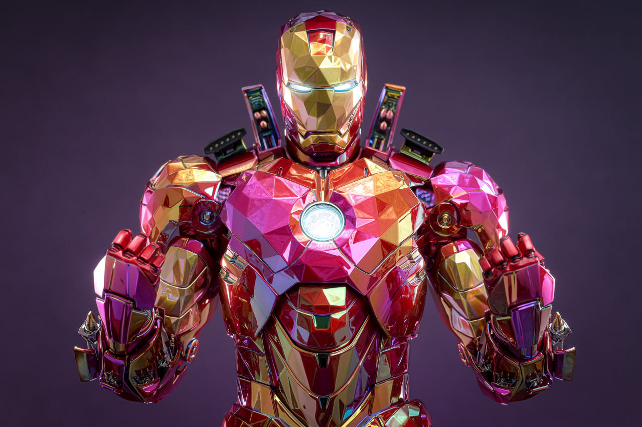 READY🔥Hot Toys MMS792D70 Iron Man 2: 1/6th scale Iron Man Mark IV