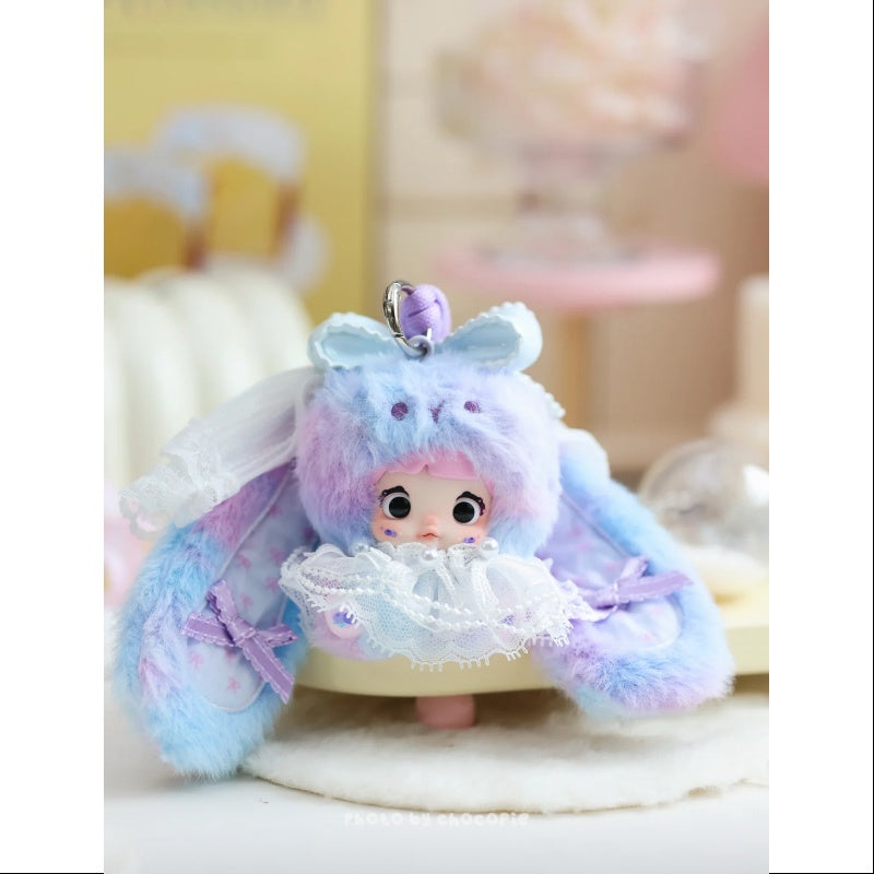 Nommi Baby Sweetheart Bunny Vinyl Plush Pendant Series Secret Blue
