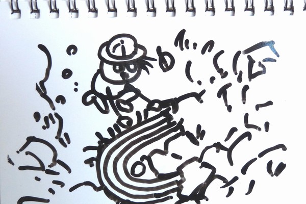 3レーンのミニ四駆用コース、TAMIYAジャパンカップジュニアサーキット