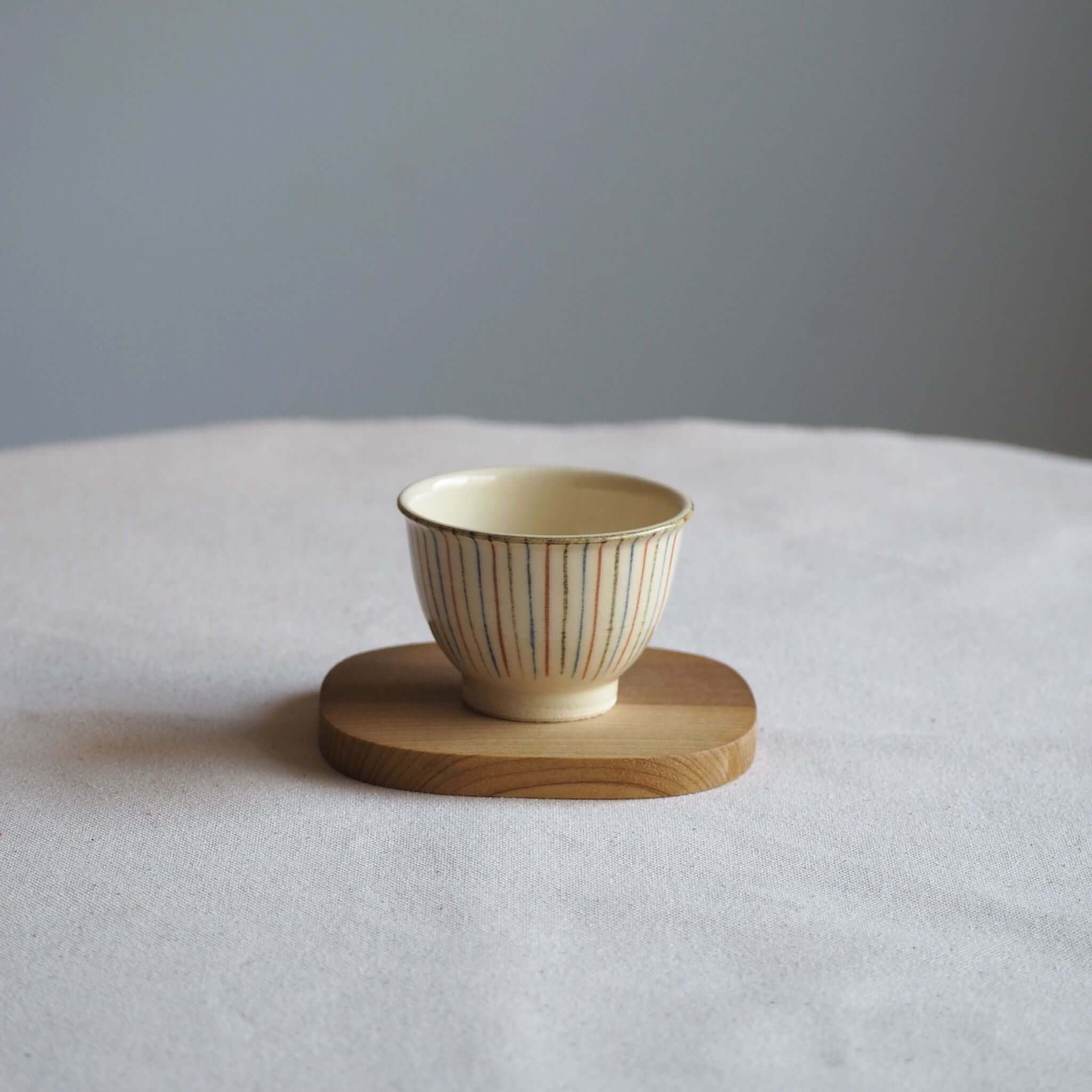 京焼 石雲窯作 麦藁手煎茶碗 [東山堂煎茶器店 オンラインショップ